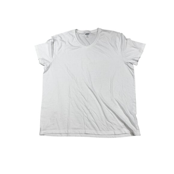 Old Navy Mens Soft-Washed V-Neck T-Shirt XL White - Picture 2 of 9